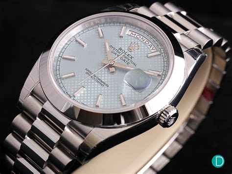 rolex day date 40 platinum replica|day date 40 platinum price.